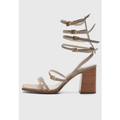 Imagem da oferta Sandália Gladiadora Santa Lolla Fivelas Off-White