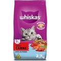 Imagem da oferta WHISKAS Ração Carne Gatos Adultos Castrados 2,7 kg