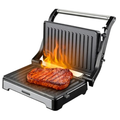 Imagem da oferta Sanduicheira e Mini Grill HQ 180º 1000W Antiaderente Inox HQ-SG002 220V