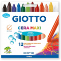 Imagem da oferta Giz Cera Giotto Maxi Estojo 12 Cores