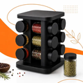 Imagem da oferta Porta-Temperos Giratório Hold On com 12 Potes de Vidro 85ml, para Mesa e Bancada
