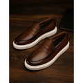 Imagem da oferta Sapato Loafer Masculino Mocassim Couro