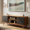 Imagem da oferta Rack Estante Industrial Mdp 120x60 Com Espaço Pra Decoração Preto