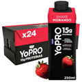 Imagem da oferta Pack YoPRO Bebida Láctea UHT Morango 15g Proteínas 250ml - 24 Unidades