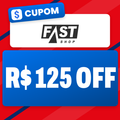 Imagem da oferta R$ 125 OFF na compra de PlayStation 5 participante da campanha na Fast Shop com cupom