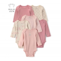 Imagem da oferta Kit Body Bebê 6 Peças Poá Multicor Carter's