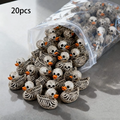 Imagem da oferta Pacote com 20 Patos Góticos Fofos de 0,6 pol - Figuras de Resina para Halloween Casa Gótica Escritório Festa - De