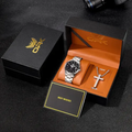 Imagem da oferta Opk Original Conjunto De Relógio E Colares Masculino 6010