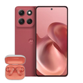 Imagem da oferta Smartphone Motorola Moto g86 5G Vermelho + Fone Bluetooth Buds - 256GB 24GB (8GB RAM+16GB Ram Boost) Tela 1.5K pOLED 50