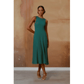 Imagem da oferta Vestido Midi Nadador Zíper - Verde Hera