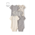 Imagem da oferta Kit Body Bebê 5 Peças Estampado Multicor Carter’s