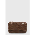 Imagem da oferta Bolsa Feminina Colcci Texturizada Alça Corrente Marrom