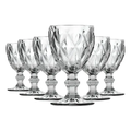 Imagem da oferta Jogo de tacas bela flor 6 unidades vidro diamond 330ml