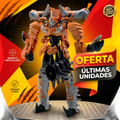Imagem da oferta Boneco Robô Tiranossauro Rex T-Rex Transformável Articulado Plástico Toys & Toys - Sortido (1 Unidade)
