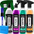 Imagem da oferta Limpeza Automotiva Completa Shampoo V-floc Revitalizador Intense Cera Tok Final Limpador Sintra Fast Pano Vonixx