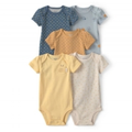 Imagem da oferta Kit Body Bebê 5 Peças Floral e Poá - Multicor | Carter's