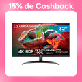Imagem da oferta Monitor LG 32'' 4K UHD HDMI HDR10 AMD Free Sync MaxxAudio Dynamic Action Sync Black Stabilizer 60Hz - 32UR500-B