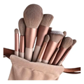 Imagem da oferta Kit Pincel De Maquiagem Com 13 Unidades Sombra Blush Cor Marrom