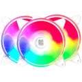 Imagem da oferta Kit 3 Fans Cooler CPU LED RGB Com HUB Controlador e Controle