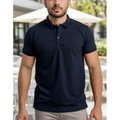 Imagem da oferta Camiseta Polo Lisa Masculina Piquet Diversas Cores Verão