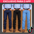 Imagem da oferta Kit 1 2 ou 3 Calças Jeans Masculinas Country Rodeio - Qualidade Premium