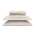 Imagem da oferta Kit colcha com porta travesseiros linenn casal – appel rosa secrets