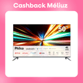 Imagem da oferta Smart TV 50" Philco Ultra HD 4K DLED PTV50G7EACGB com Sistema Operacional Google TV, Processador Quad Core, HDR e Dolby