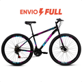 Imagem da oferta Bicicleta Aro 29 Aço Carbono Freios A Disco 21 Marchas Krow Bikes Para O Dia A Dia Passeio