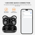 Imagem da oferta Original sony sp180 fones de ouvido sem fio tws com microfone esportes clipe de orelha fones de ouvido estéreo display