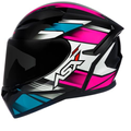 Capacete Asx Novo Axxis City Solid Preto Fosco Masculino E Feminino (start Brilho Pretoturquesarosa, 58)