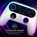 Imagem da oferta Controle Ultra Pro Bluetooth Branco Warrior