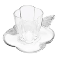 Imagem da oferta Conjunto 4 Xícaras Chá Pires Wolff 180ml Cristal 21444