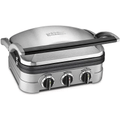 Imagem da oferta Grill e Chapa Elétrica Cuisinart Griddler GR-4NCBR 1500W 127V Aço Escovado