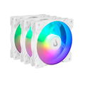 Imagem da oferta Kit C3 Ventoinhas Rise Mode X 120mm Argb Branco Rm-Xld-02-Argb