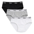 Imagem da oferta Kit 3 Cuecas Slip Polo Star Cotton 100% Algodão Penteado Masculina Adulto Tradicional