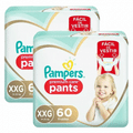 Imagem da oferta Kit Fralda Calça Pampers Premium Care Pants Tam XGG - 60 Unidades 2 Pacotes