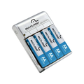 Imagem da oferta Carregador de Pilhas AaAaa + 4 Pilhas Aa 2500Mah Multilaser - CB054