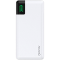 Imagem da oferta Geonav Power Bank Carregador Portátil Universal 16.000mAh 2 portas USB + 1 porta USB-C Led Indicador de bateria PB16KWT Branco