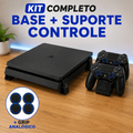 Imagem da oferta Kit Base Pezinho Horizontal Plasystation 4 + Suporte Duplo Controle PS4 + Grip