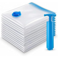 Imagem da oferta Kit 10 Sacos Vácuo 50x60cm com Bomba Manual