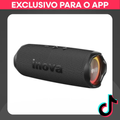 Imagem da oferta INOVA Caixa De Som Portatil Inova Caixinha Com RGB TWS Recarregável Subwoofer Potente ...