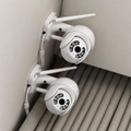 Imagem da oferta Kit 2 Câmeras de Segurança iCSee A8 PTZ Wi-Fi com Visão Noturna para Exterior e Interior G.Eye