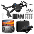 Imagem da oferta Drone Com Camera 4K E88 Plus Drone Profissional com 2 Baterias Dobrável com Fluxo óptico Controle Remoto Drones com