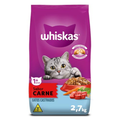 Imagem da oferta WHISKAS Ração Carne Gatos Adultos Castrados 2,7 kg