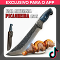 Imagem da oferta Faca Picanheira Artesanal Inox: Churrasco Cozinha e Cortes Precisos.