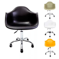 Imagem da oferta Cadeira de escritório Eames office com braço giratória base cromada