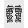Imagem da oferta Chinelo Feminino Moleca Listrado Preto