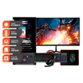Imagem da oferta PC Gamer Forge AMD RYZEN 5 5600GT 16GB DDR4 SSD 480GB 400W 80 Plus Completo com Monitor 21 e Periféricos
