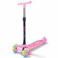 Imagem da oferta Patinete Infantil 3 Rodas Com Luzes LED Dobrável Altura Regulável