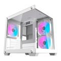 Imagem da oferta Gabinete Gamer Aigo Darkflash Durin D275M,Rainbow, Mid-Tower,L.Vidro, Com 3 Fans,Branco, DURIN-WH-3F